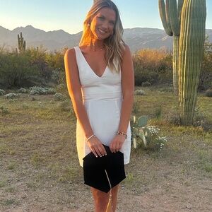 Amanda Uprichard White Mini Dress